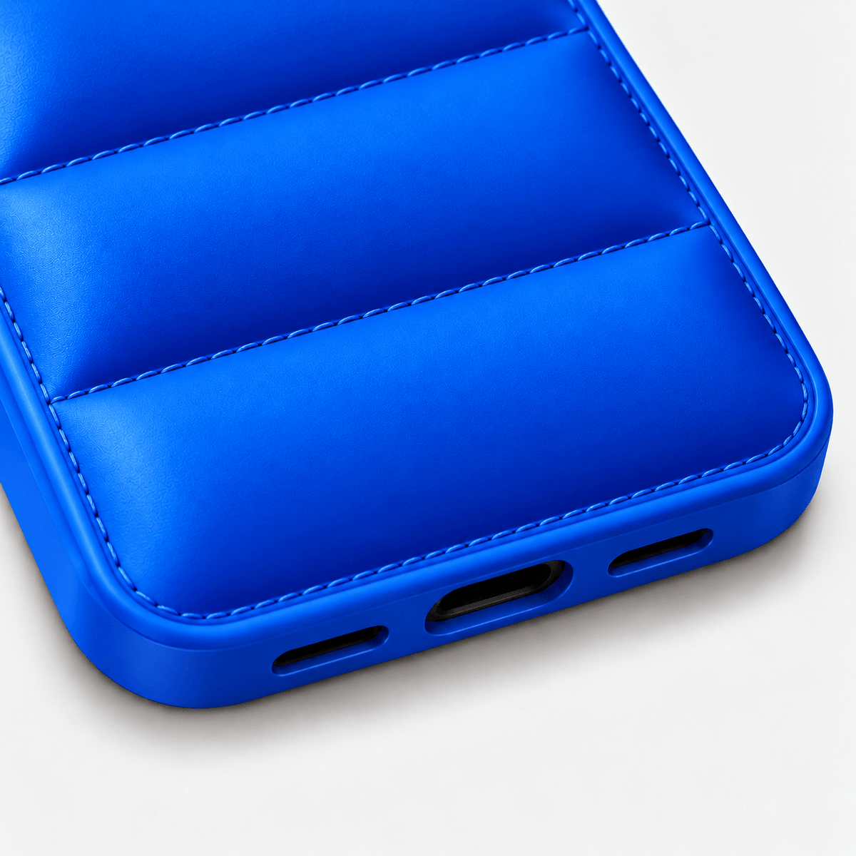 Puffer iPhone Cover - Blue