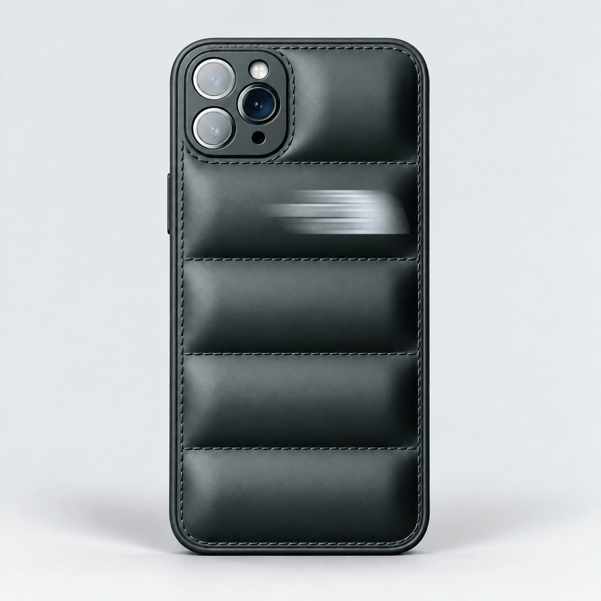 Puffer iPhone Cover - Black