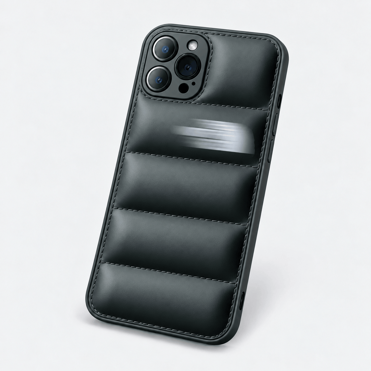 Puffer iPhone Cover - Black