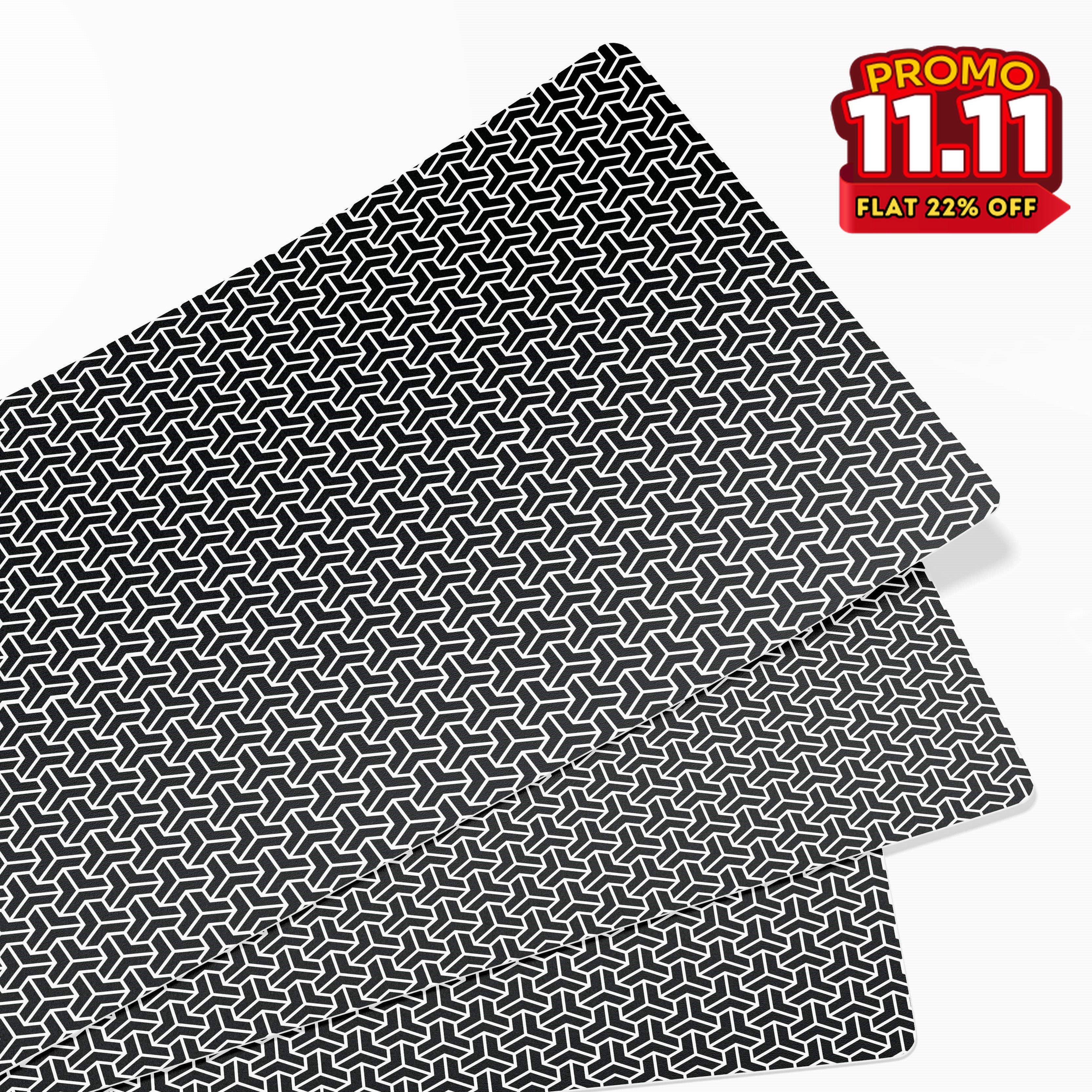 Printed Desk Mat - Triangular Pattern-DIVERSITY