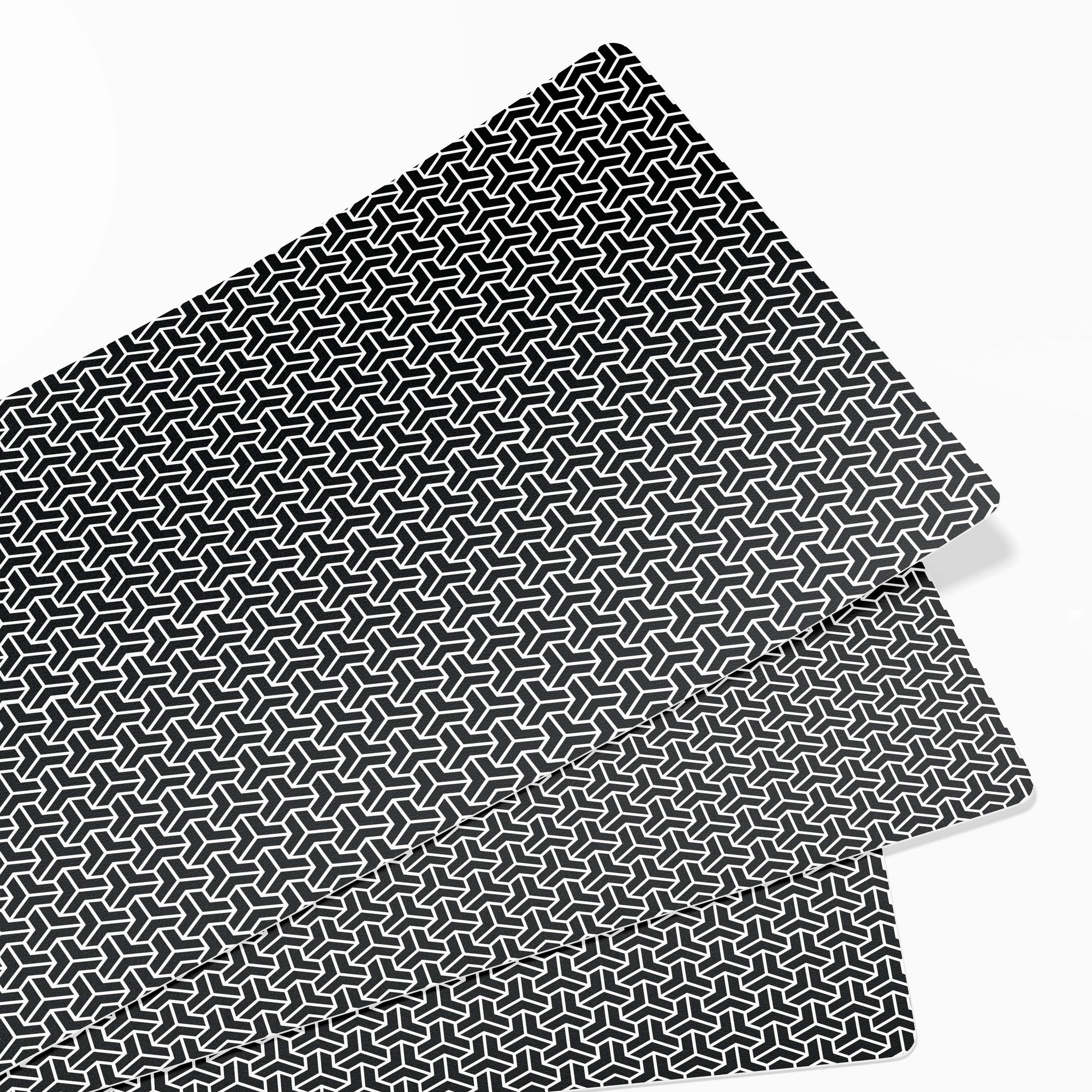 Printed Desk Mat - Triangular Pattern