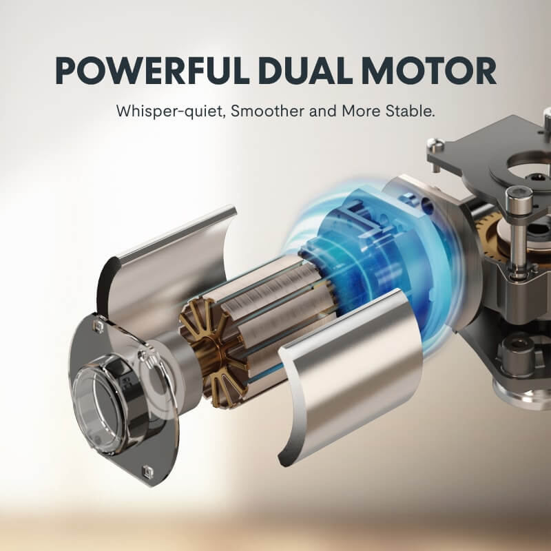 FlexiSpot E1L - Dual Motor L‑Shaped Standing Desk With Black Frame