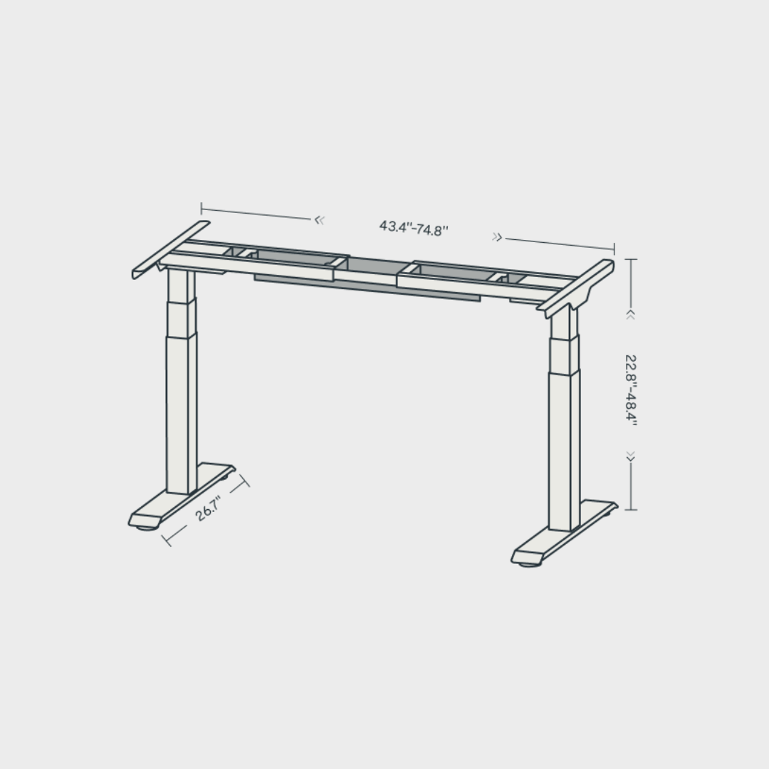 Flexispot E1 Pro Dual Motor 2 Stage Standing Desk
