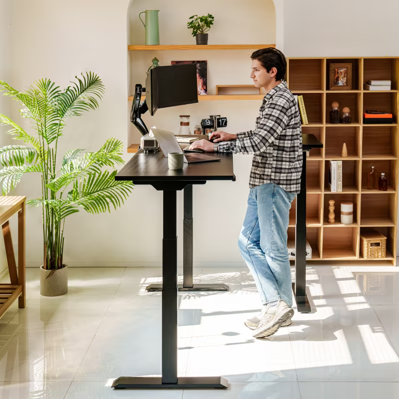 Flexispot E7L Triple Motor L-Shaped Premium Standing Desk