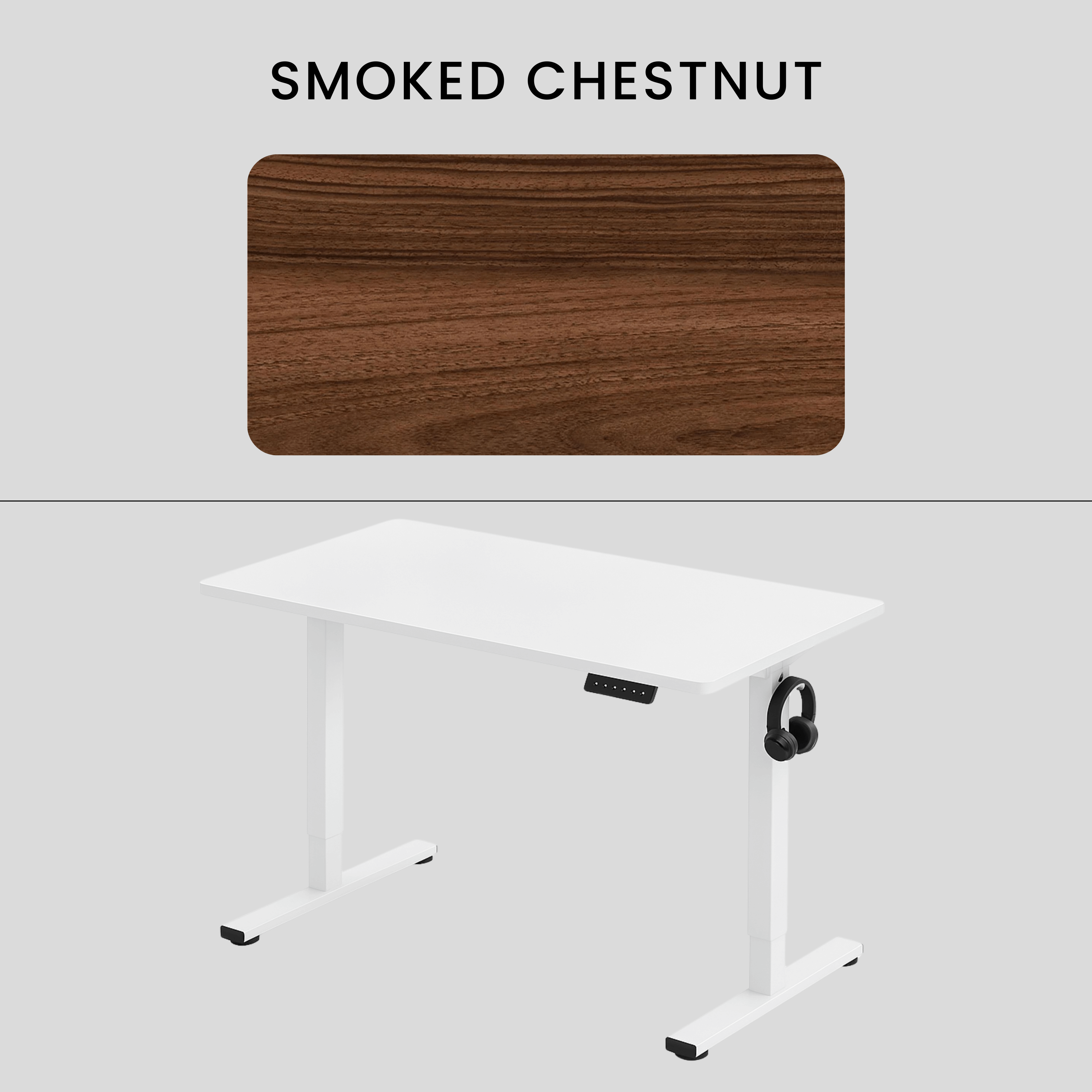 FlexiSpot EN1 - Standing Desk With White Frame