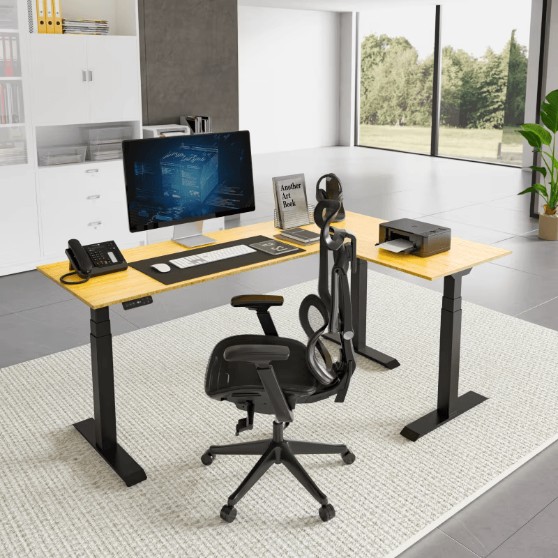 Flexispot E7L Triple Motor L-Shaped Premium Standing Desk