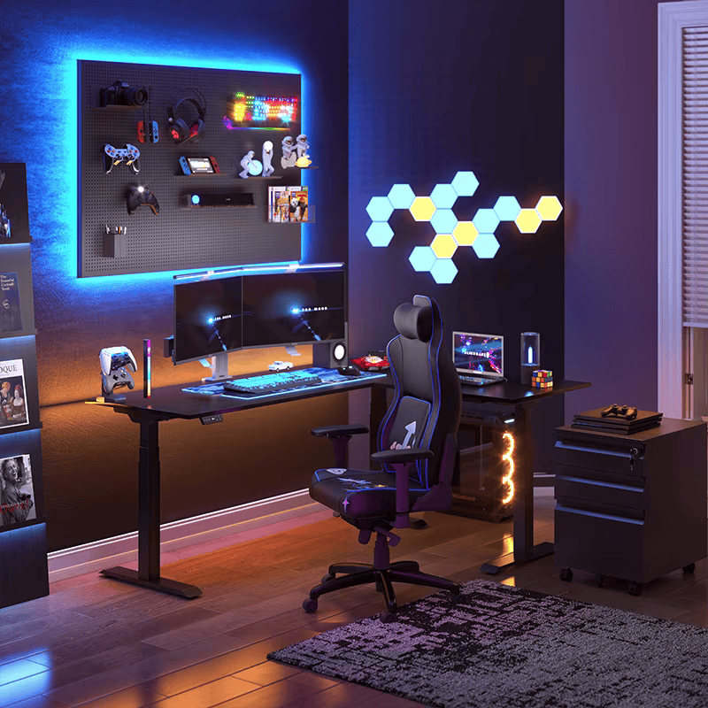 Flexispot E7L Triple Motor L-Shaped Premium Standing Desk