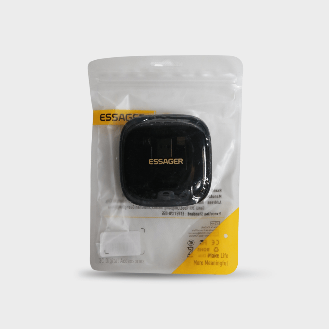 Essager 60W Retractable USB-C Cable & Multi-Adapter Kit with Storage Box