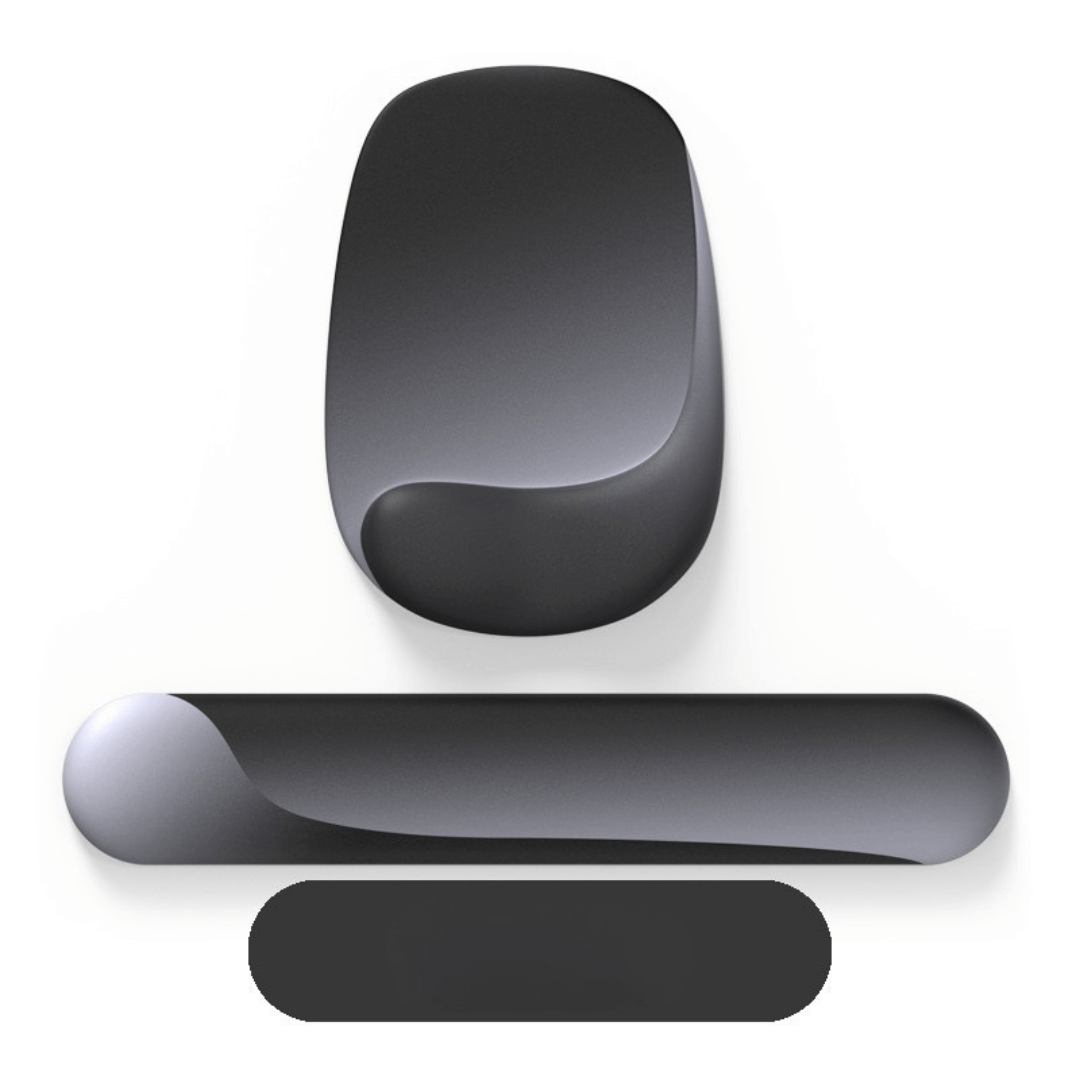 Non-Slip Ergonomic Mouse & Keyboard Wrist Support Pads