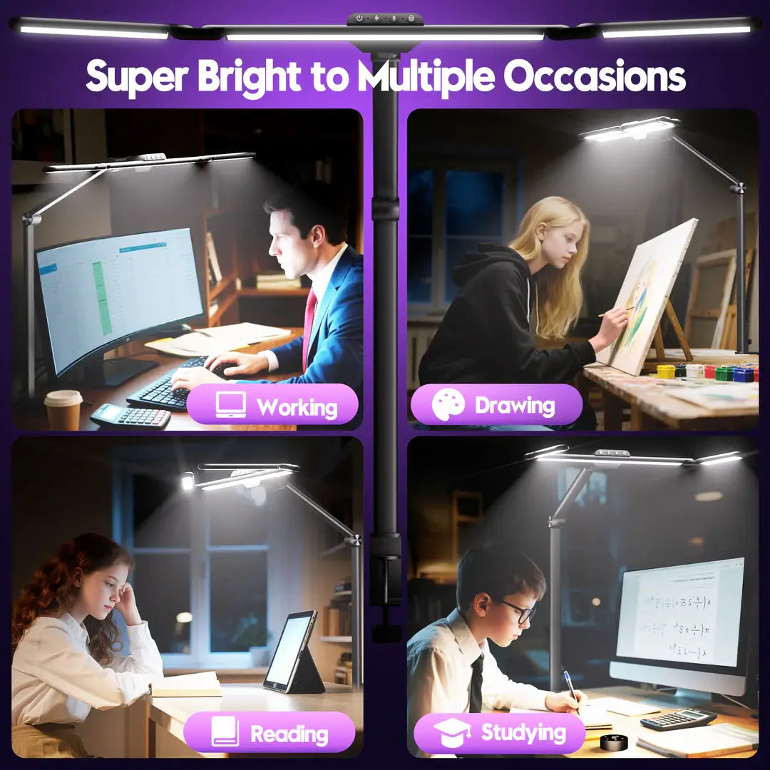 Quntis 3-Segment Foldable Dual-Control Radar Sensor Monitor Light Bar