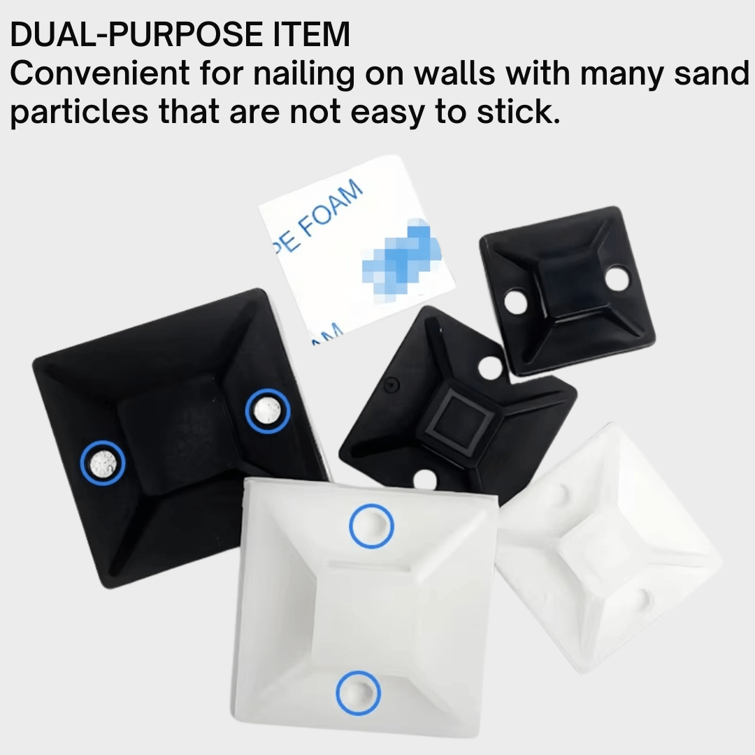 Self Adhesive Cable Zip Tie Mounts