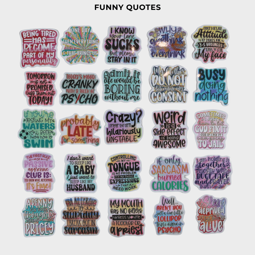 Aesthetic Decorative Stickers For Laptop & Journal