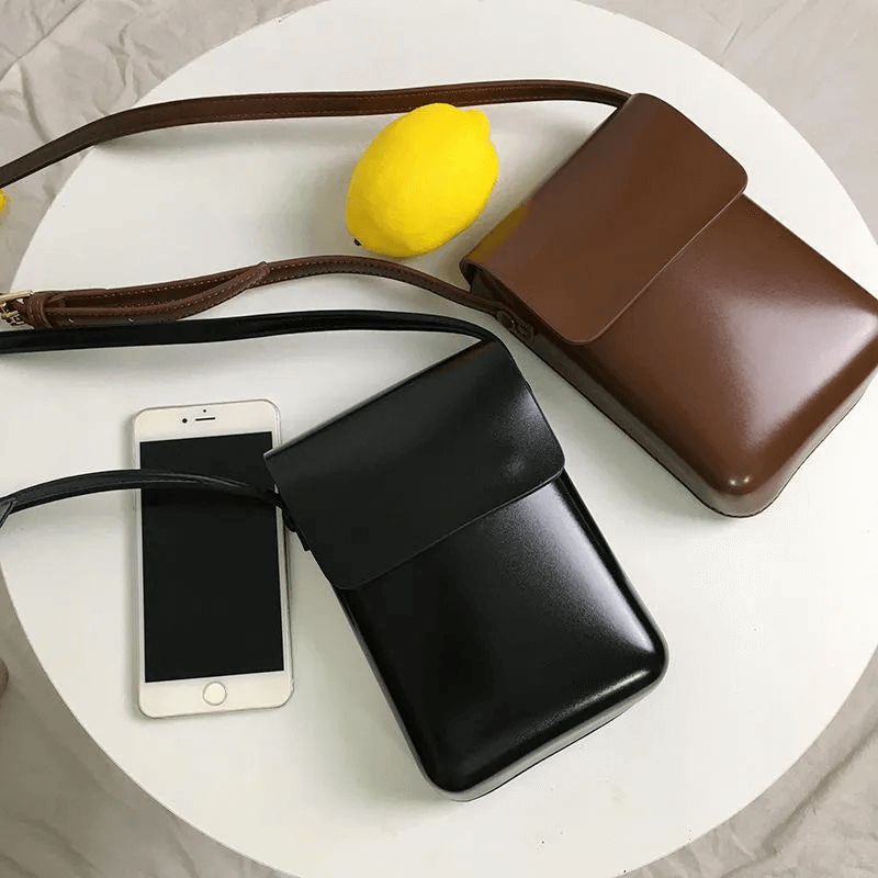 Luxury Crossbody Flap Leather Bag