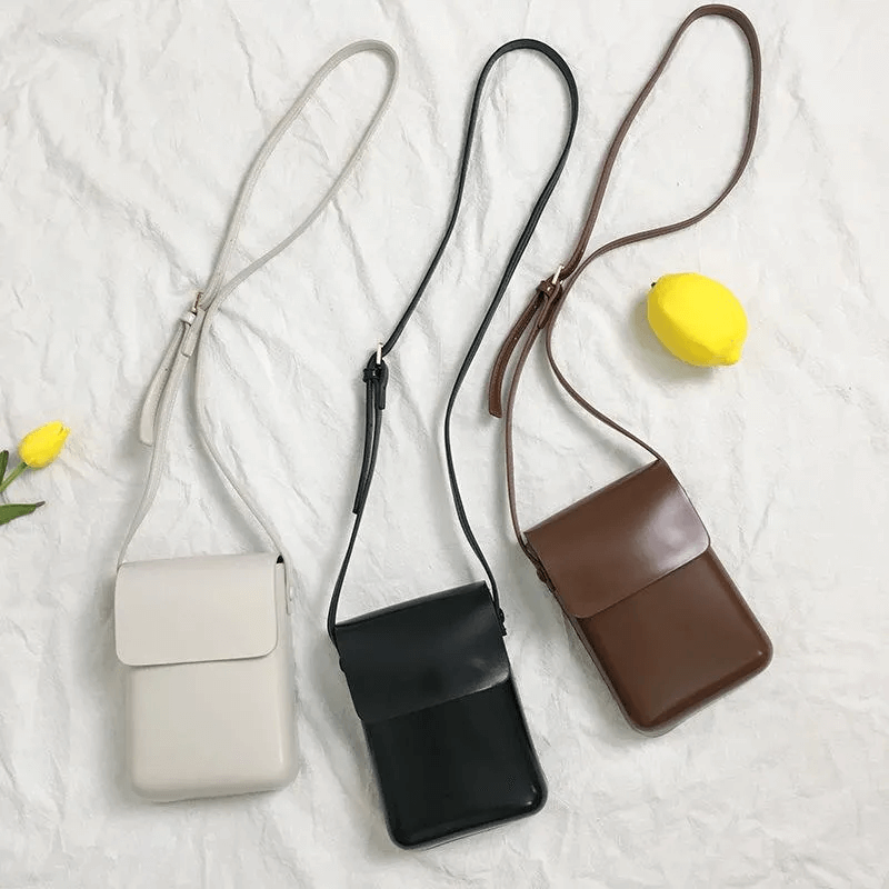 Luxury Crossbody Flap Leather Bag