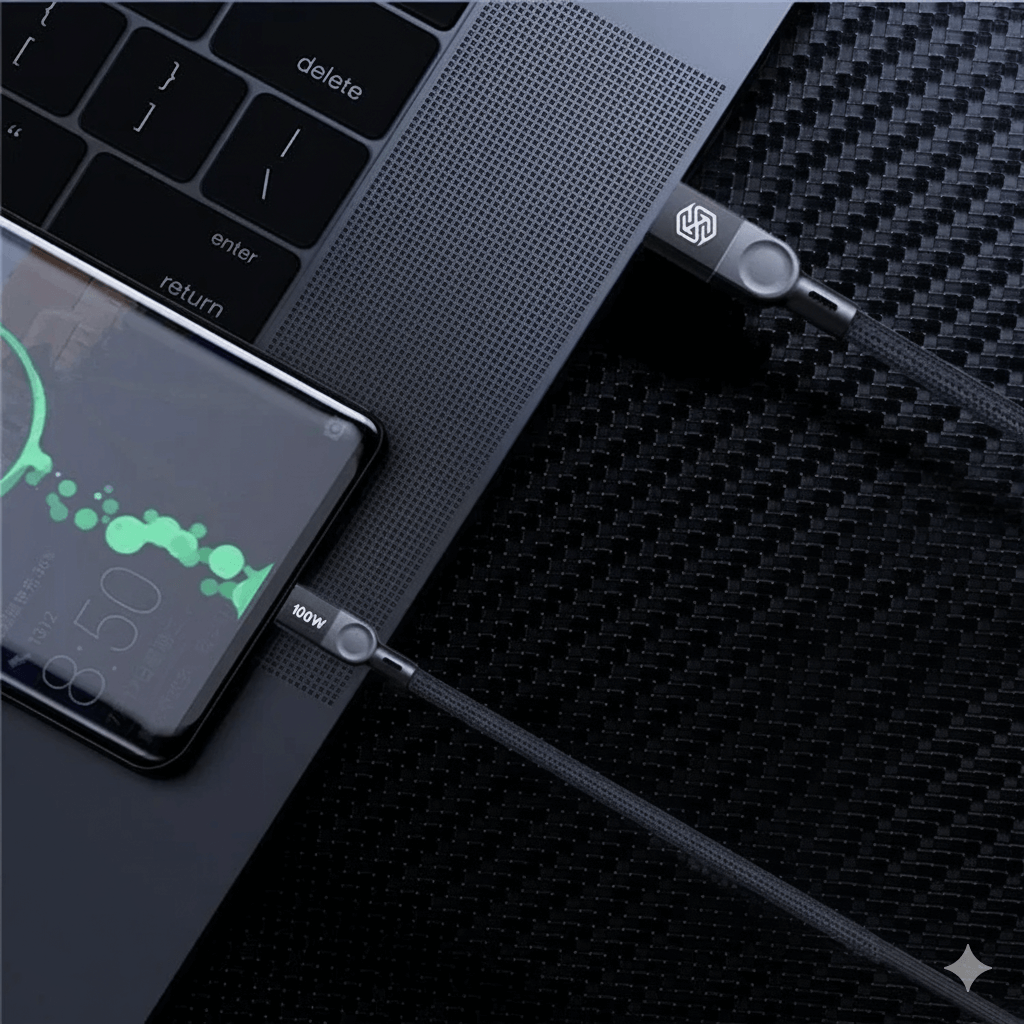 NILLKIN Magnetic 100W Fast Charging Data Cable (Type-C to Type-C)