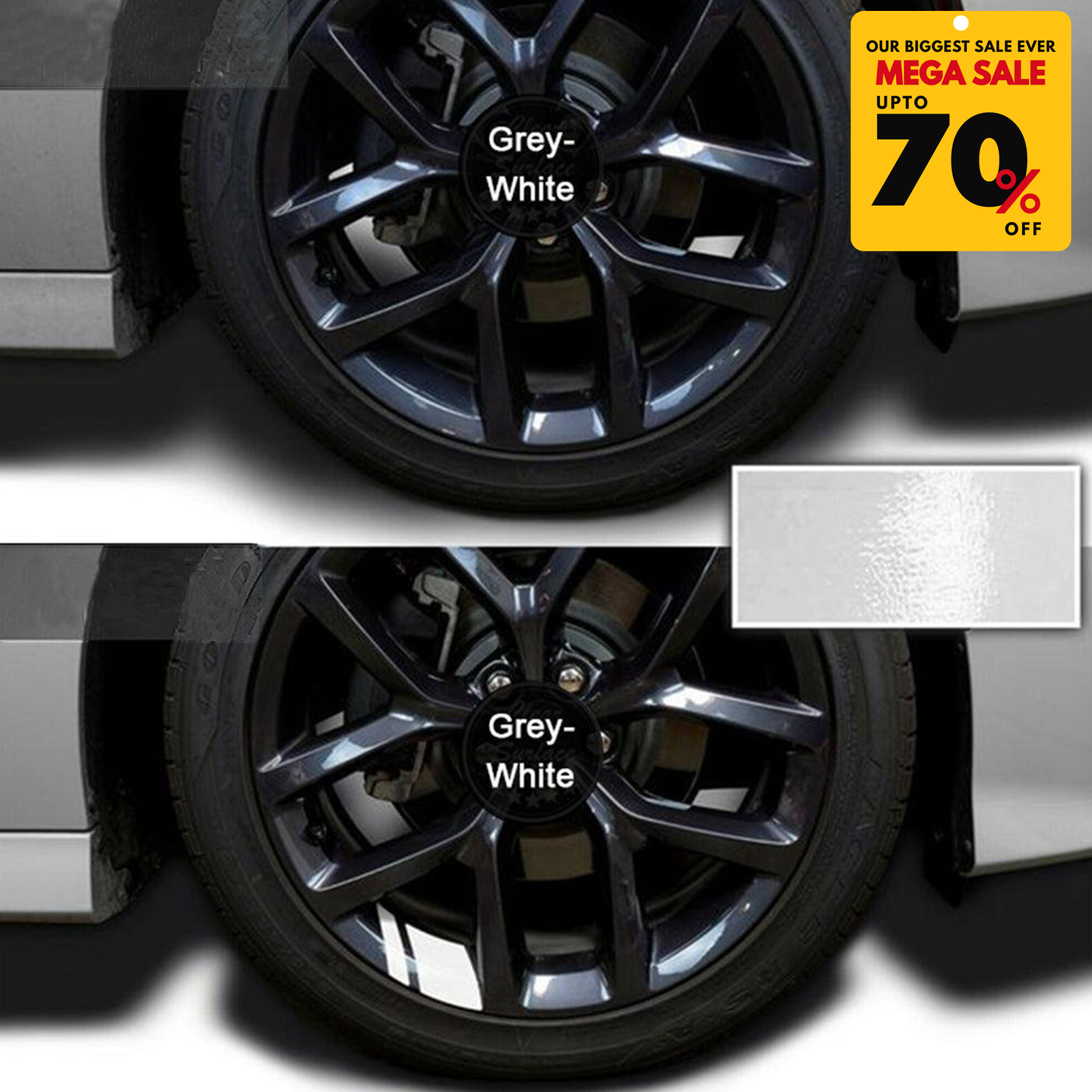 6 PCS Reflective Car Vinyl Rim Stickers-DIVERSITY