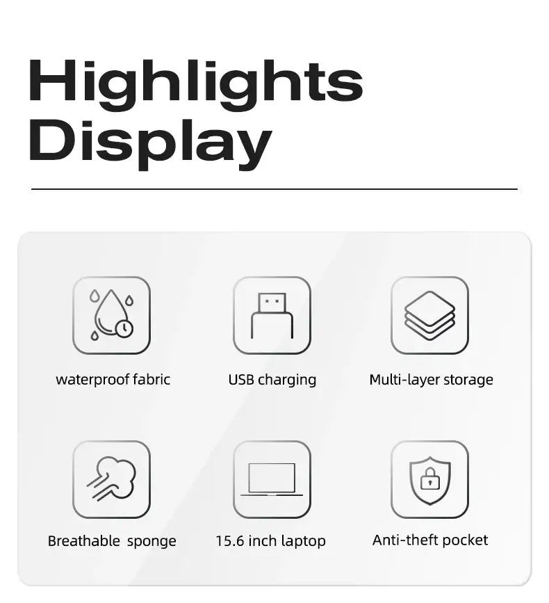 BANGE - Frost Travel Backpack