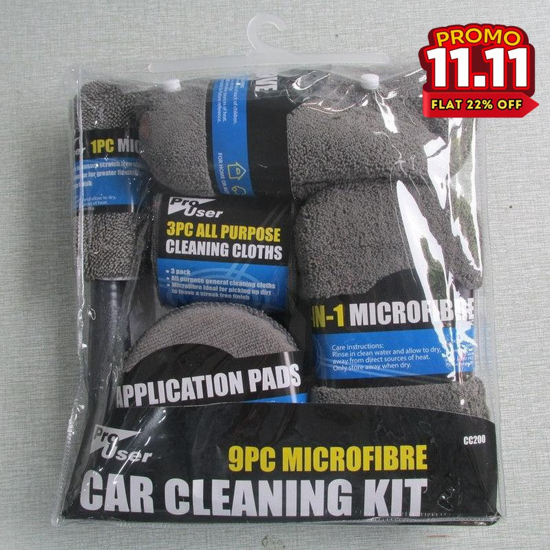 9 PCS Microfiber Car Cleaning Kit-DIVERSITY