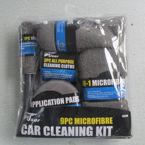 9 PCS Microfiber Car Cleaning Kit