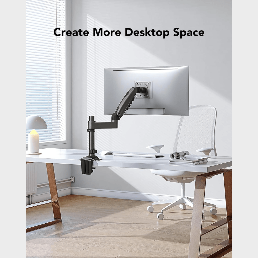 HUANUO Elevation Single Monitor Arm for 13 to 32 Inch Screens