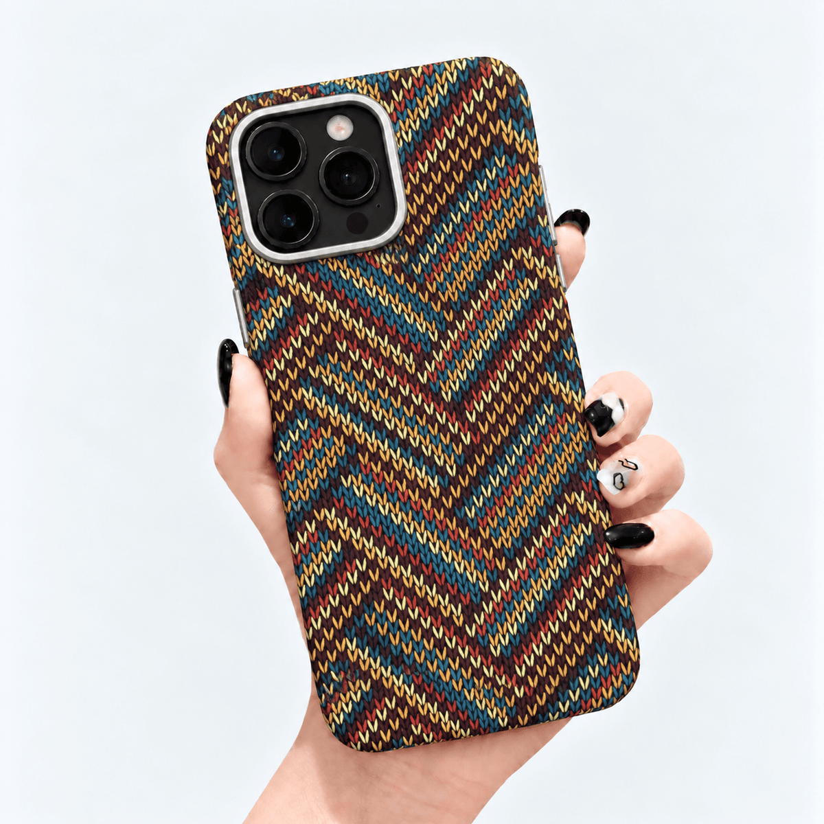 BOHEMIAN Style iPhone Case - Brown & Yellow