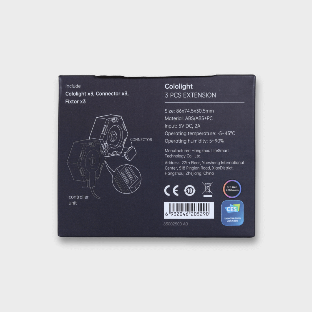 COLOLIGHT Hexagon 3 PCS Light Extension Kit