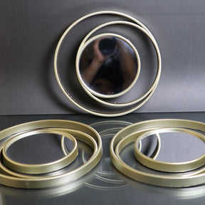 Golden Circle Mirror Set - 3 PCS