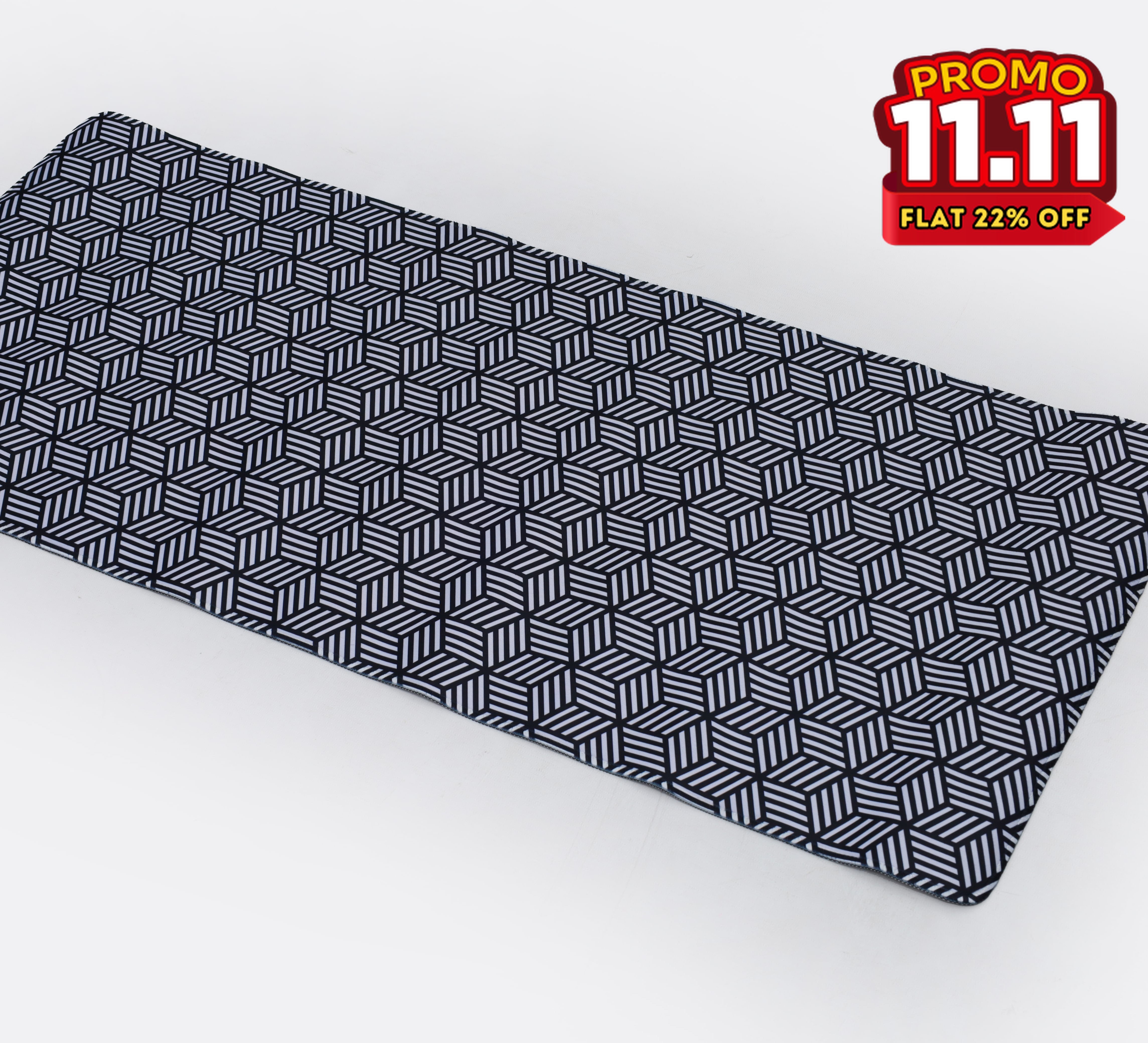 Printed Desk Mat - Hexagon Pattern-DIVERSITY