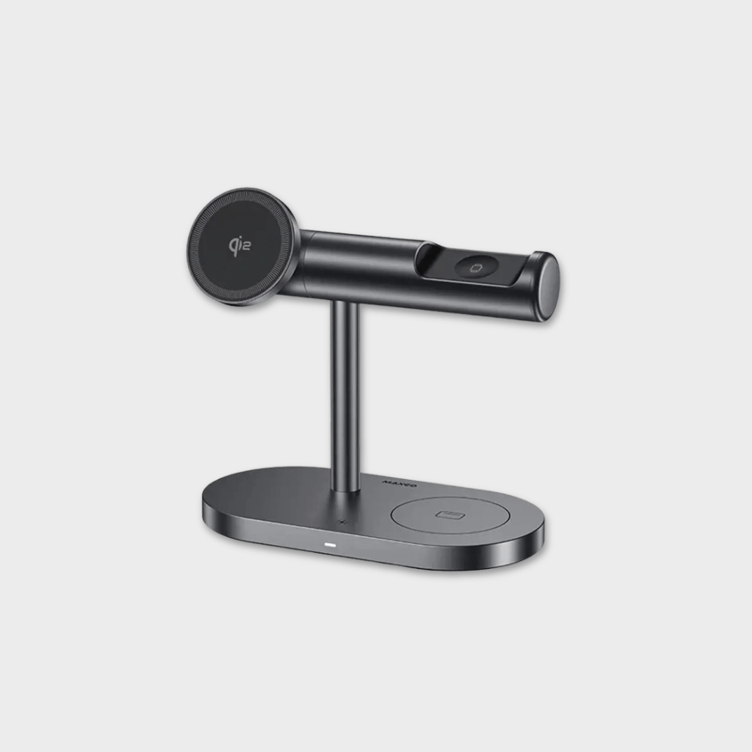 MAXCO 3 in 1 Wireless Charging Station With Night Light - MW16