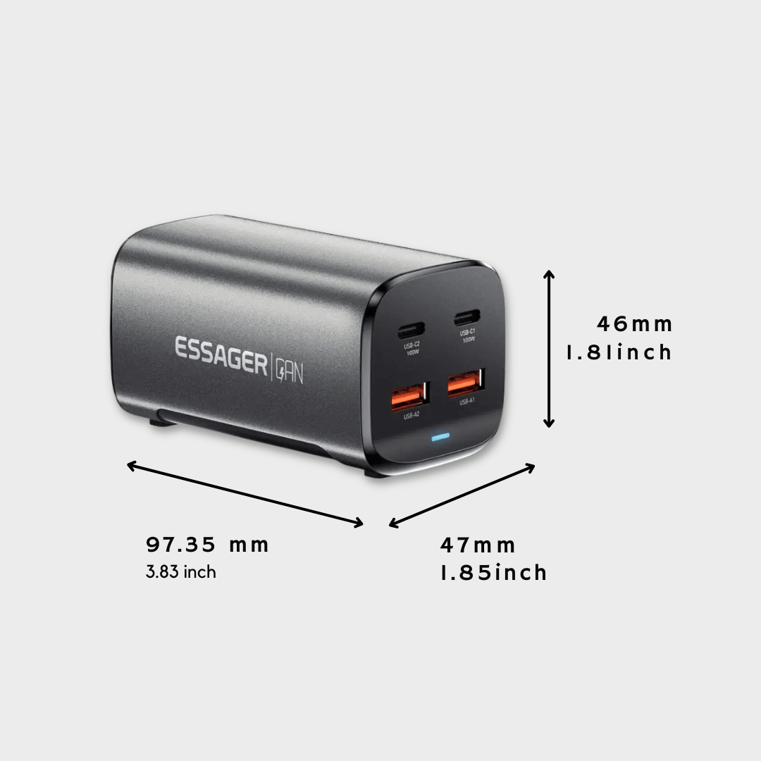 Essager 100W GaN Desktop Charger (2A & 2C)