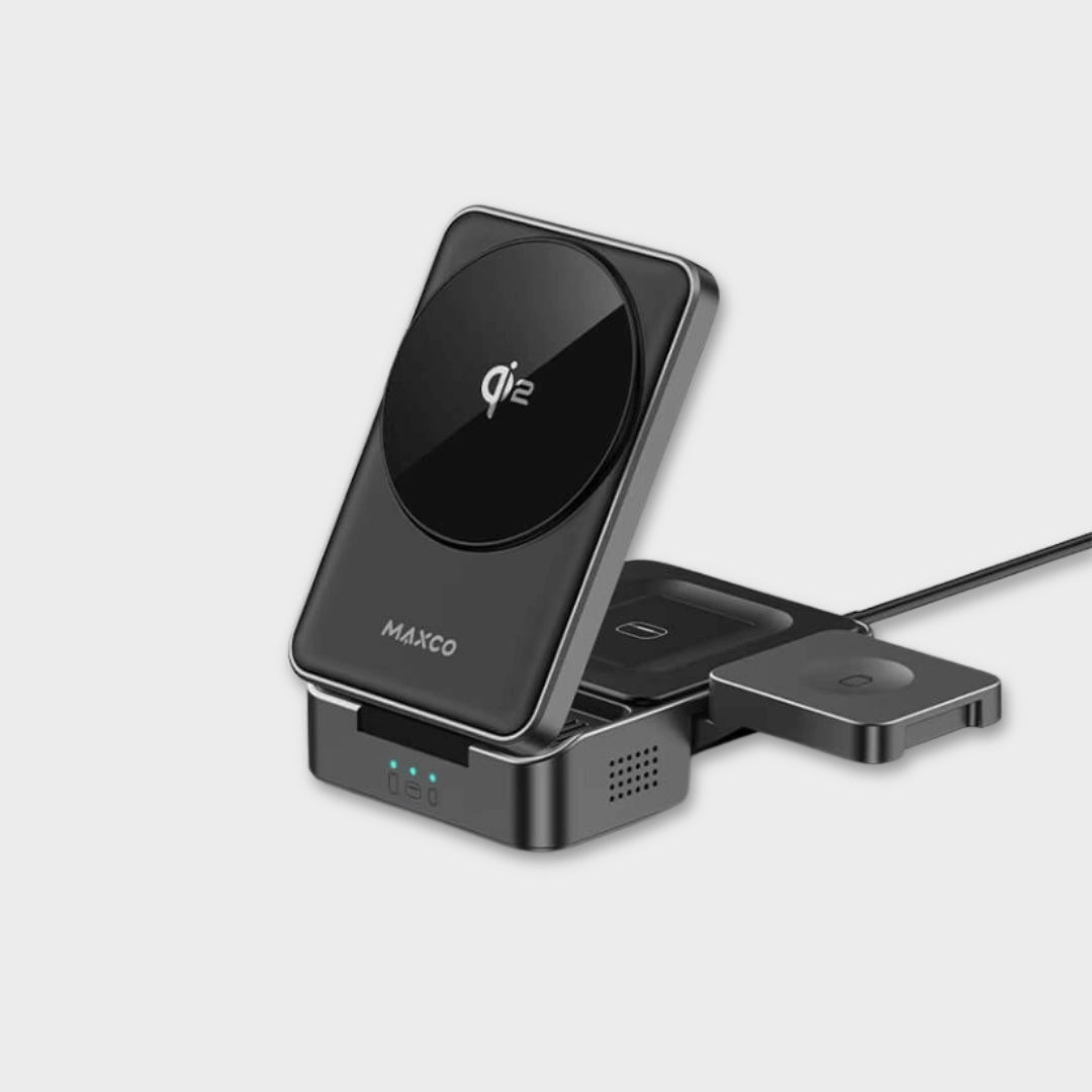 MAXCO 3 in 1 Foldable Wireless Charger - MW13