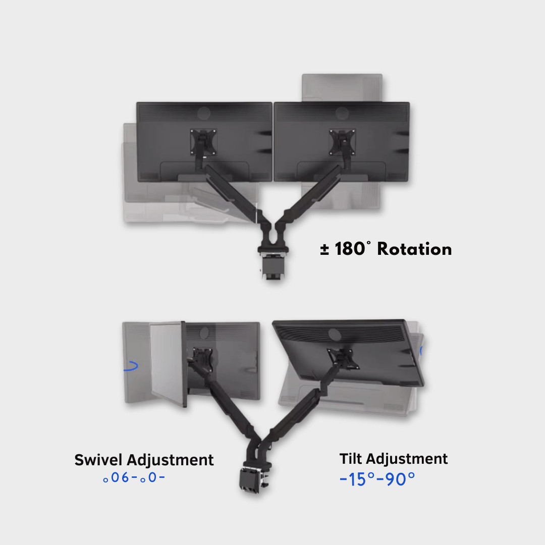 Flexispot Heavy-Duty Dual Monitor Arm