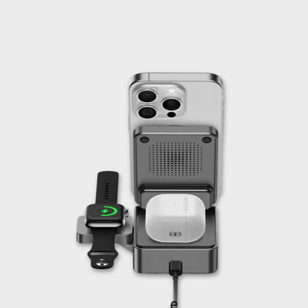 MAXCO 3 in 1 Foldable Wireless Charger - MW13