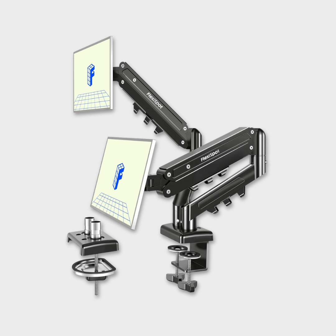 Flexispot Essentails Dual Monitor Arms for 17 to 13 Inch Screens