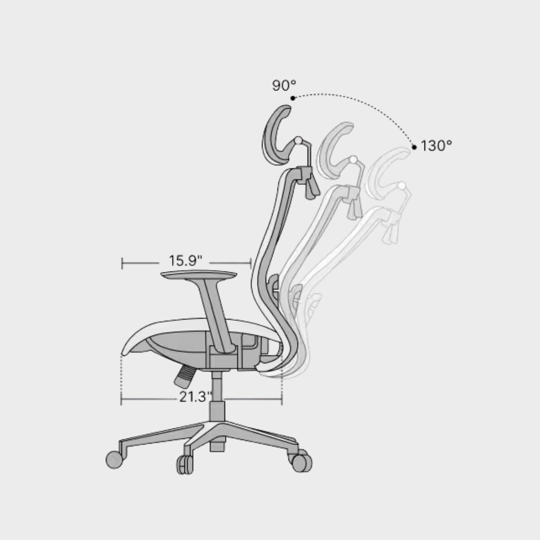 Flexispot BS3 - Ergonomic Swivel Office Chair
