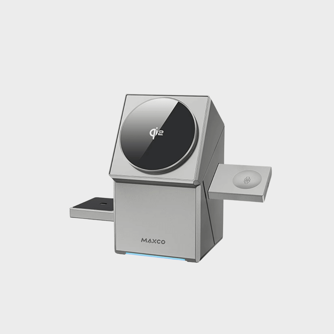 MAXCO 3 in 1 Rotating Wireless Charger - MW11