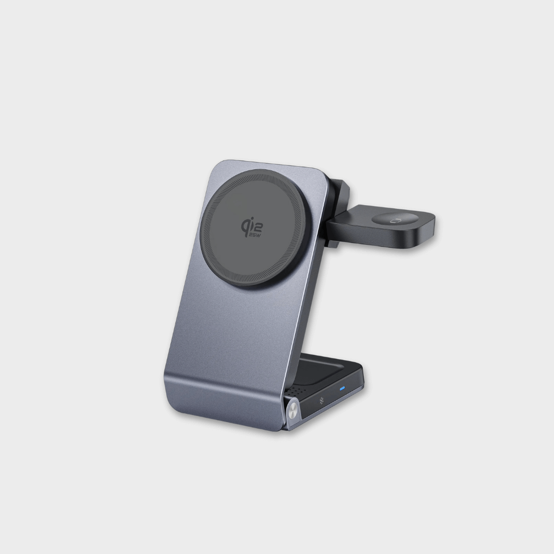 3-in-1 Foldable Magnetic 25W Wireless Charger