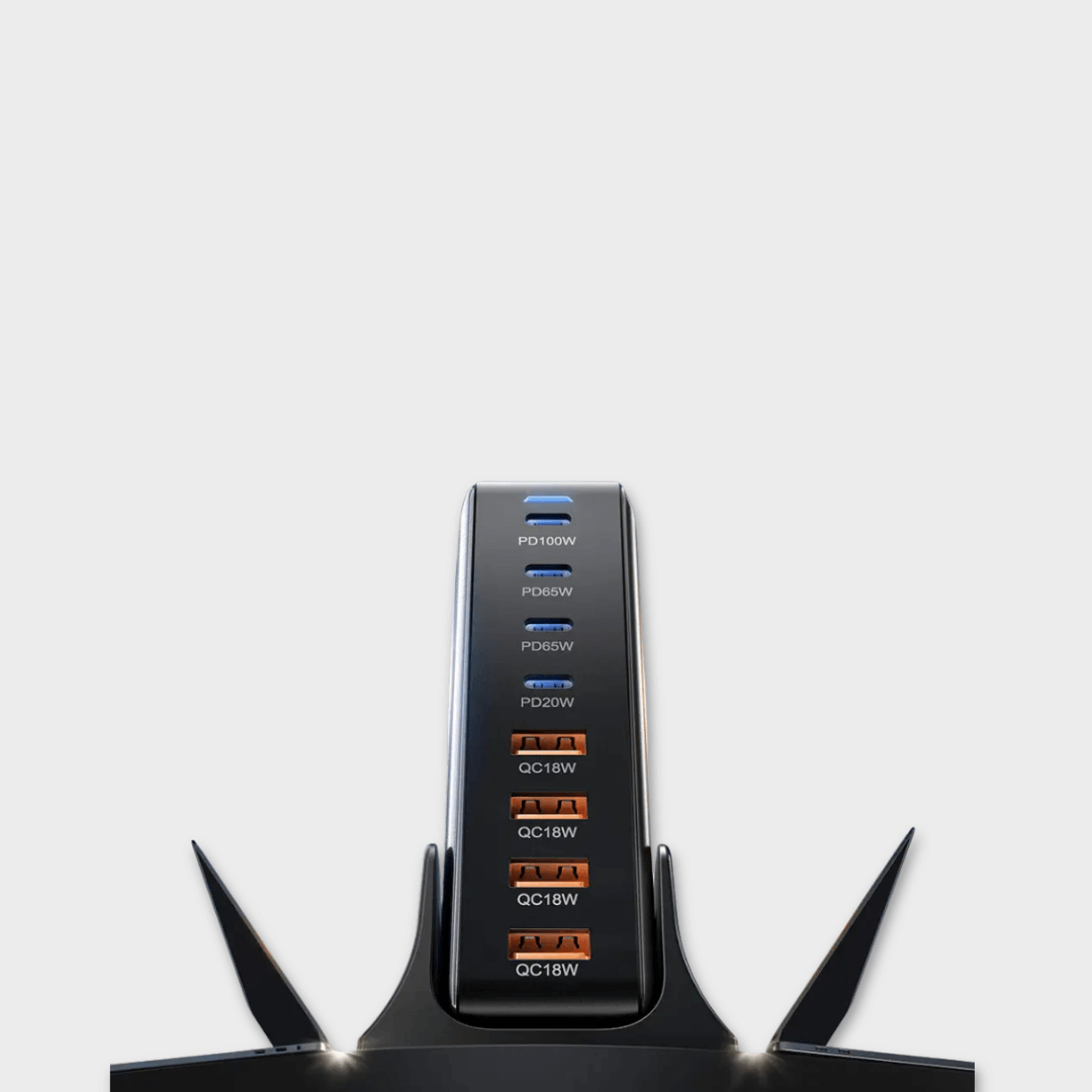 Essager 320W 8-Port GaN Desktop Charging Station (4C & 4A)