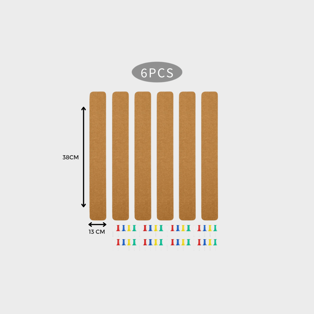 Self-Adhesive Long Cork Board Strips