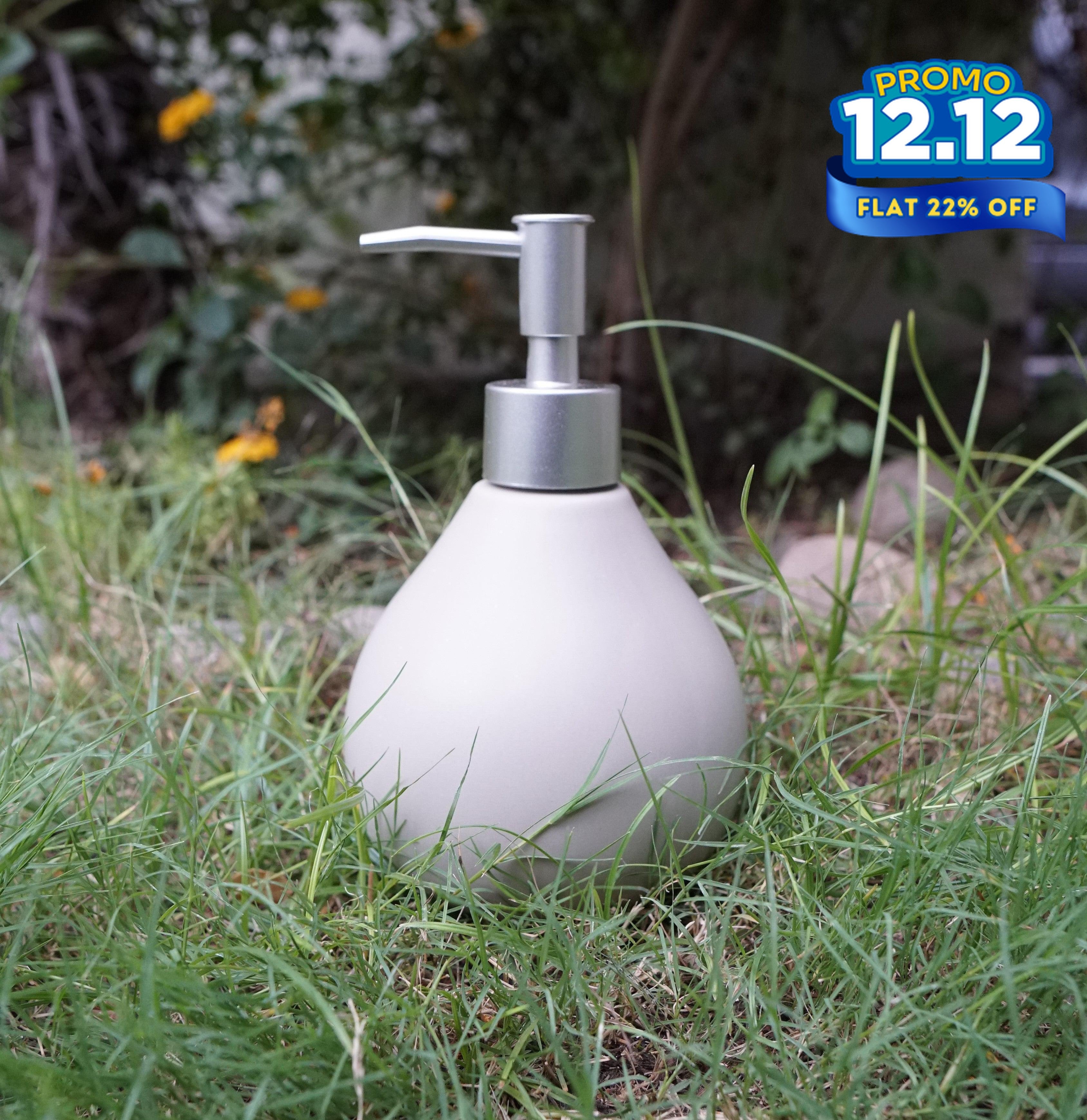 Ceramic Oval Shape Soap Dispenser-DIVERSITY