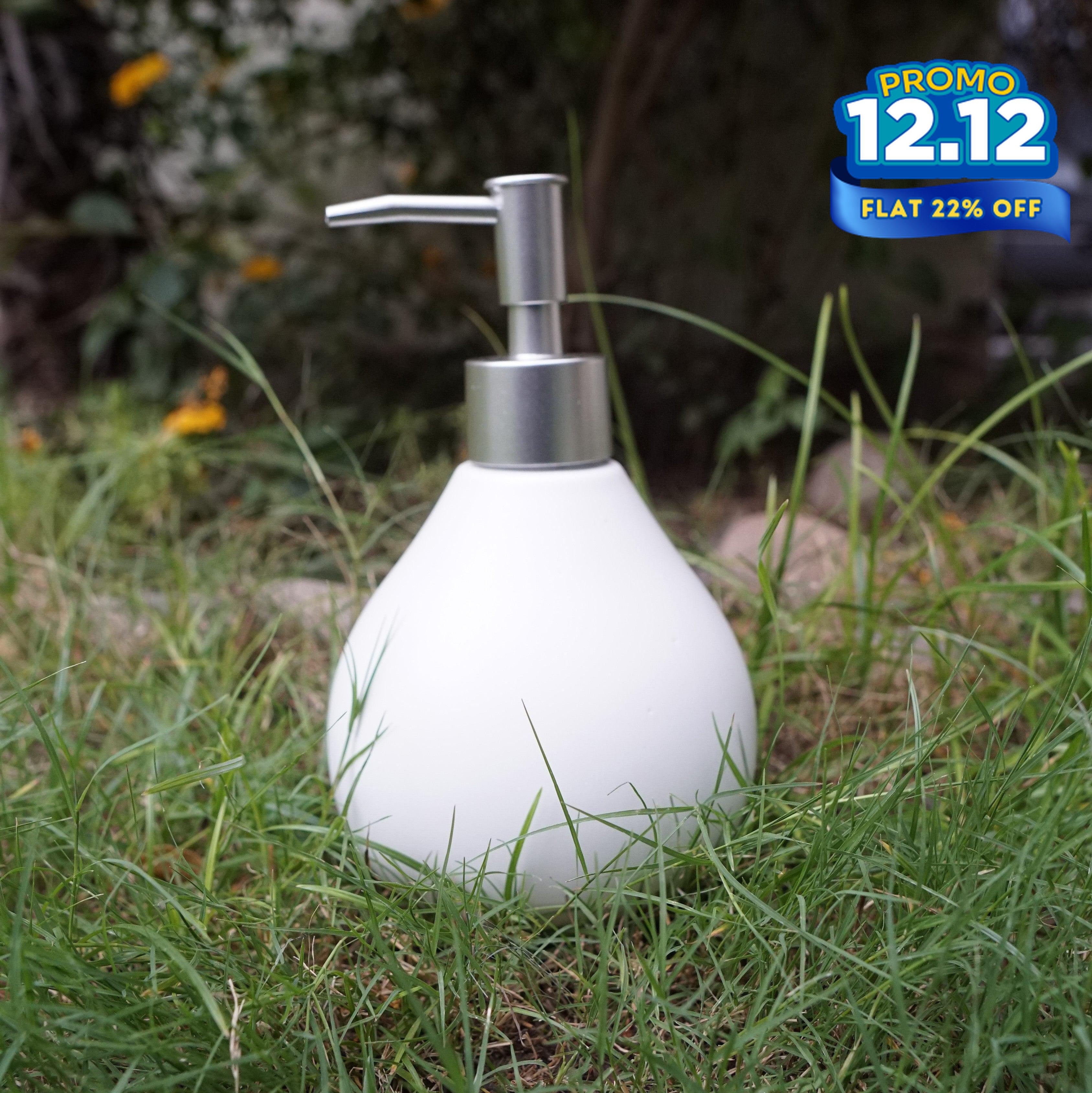 Ceramic Oval Shape Soap Dispenser-DIVERSITY