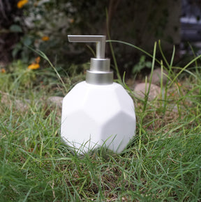Ceramic Hexagon Shape Soap Dispenser