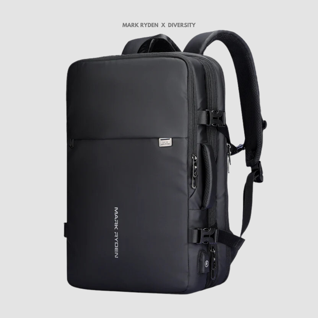 MARK RYDEN - Pathrato Multi Layered Backpack - Black