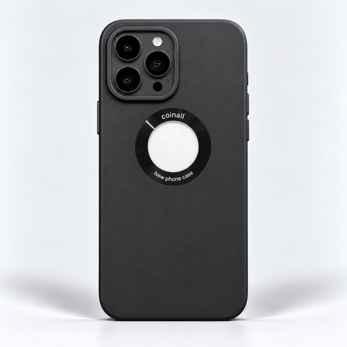 Matte Black Silicone iPhone Case