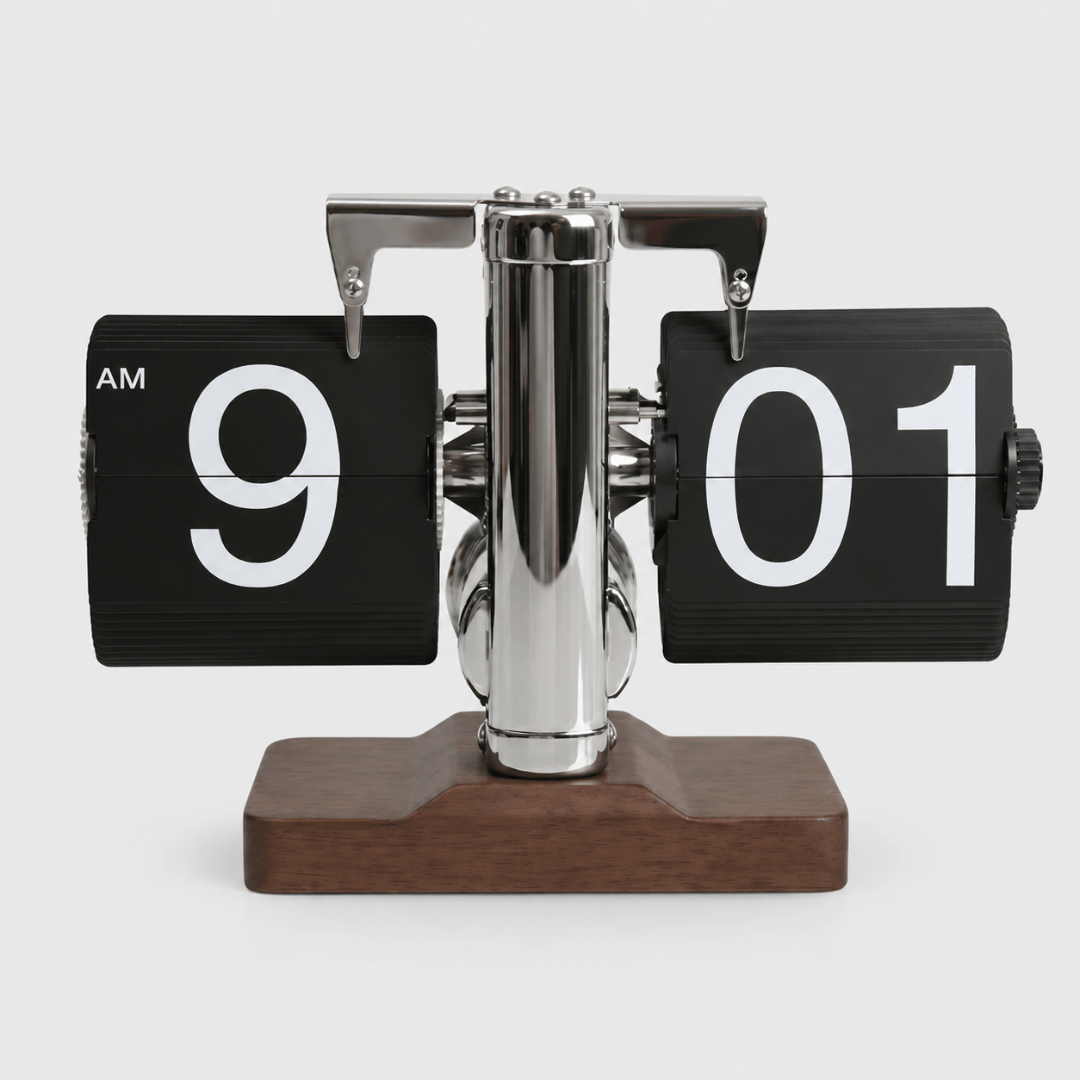 #Color_Silver Black - Convex Wooden Base