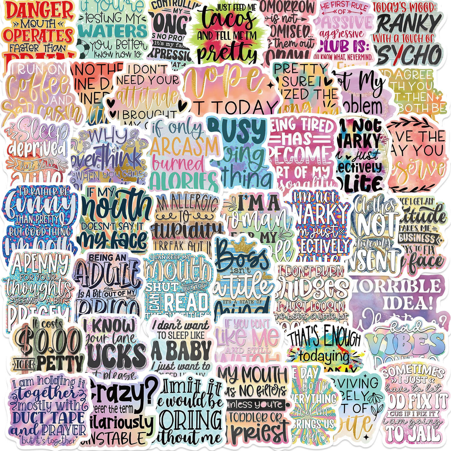 Aesthetic Decorative Stickers For Laptop & Journal