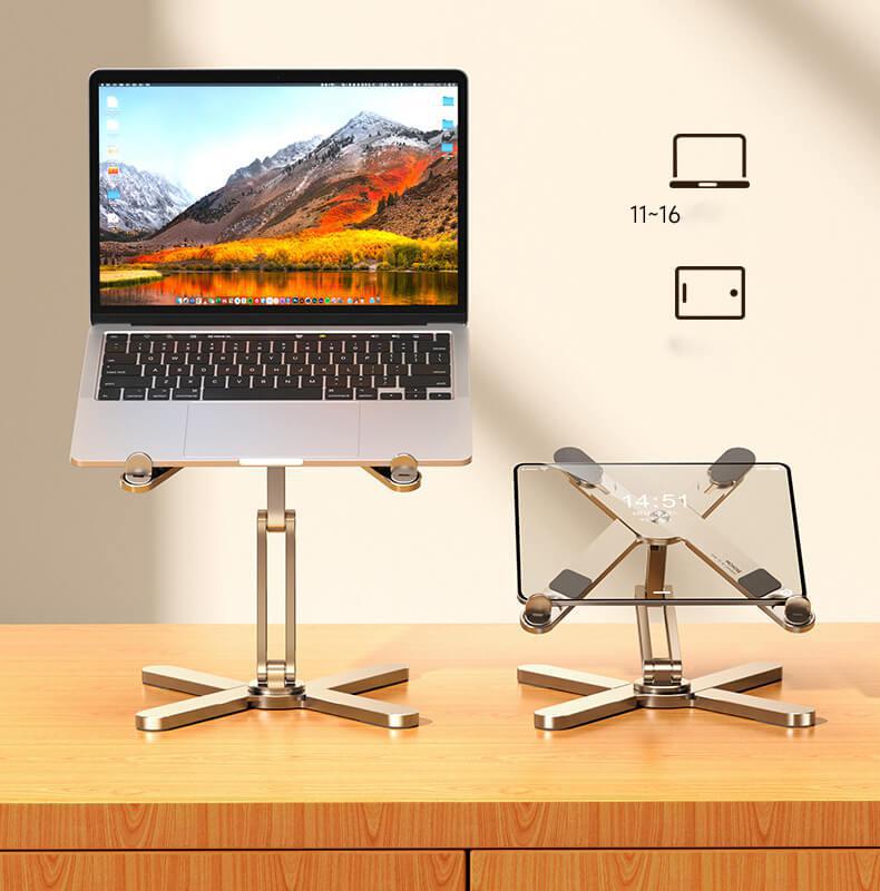 Aluminum Alloy 360 Rotating Laptop Stand-DIVERSITY