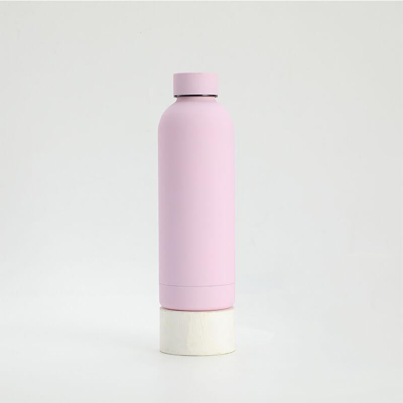 Matte Water Bottle - Light Pink