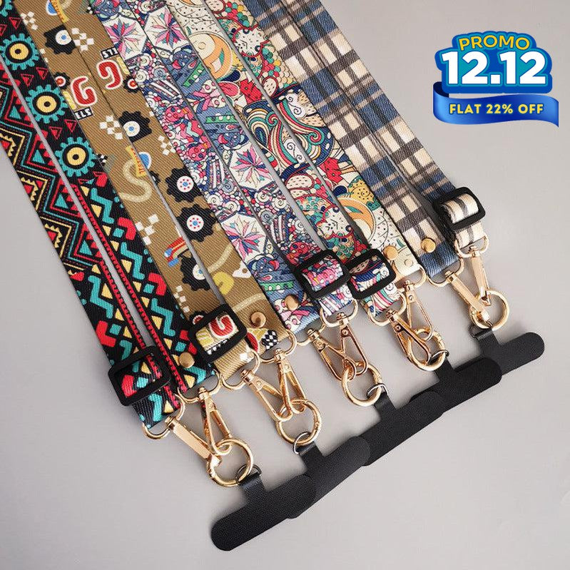 Retro Pattern Lanyard Straps For Phone Case-DIVERSITY