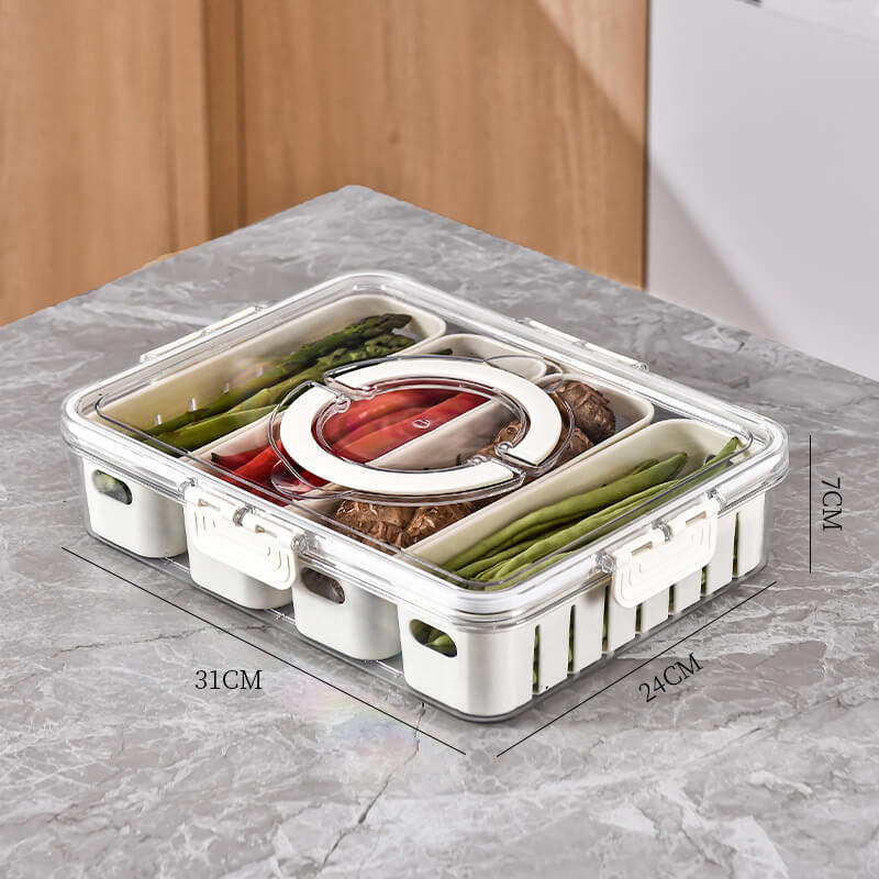 Food Storage Containers With Drain Basket